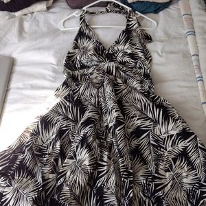 Palm Leaves Sun Dress